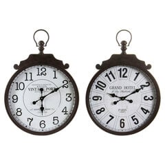 Sienas pulkstenis DKD Home Decor 50 x 6 x 71 cm (2 gb.) cena un informācija | Pulksteņi | 220.lv