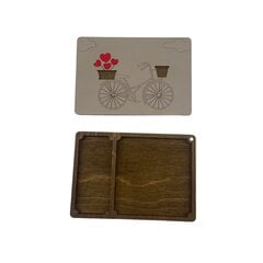 Деревянная коробка Kind Fox by Wizardi KF057/17 цена и информация | Принадлежности для вышивания | 220.lv