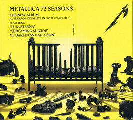 CD Metallica 72 Seasons cena un informācija | Vinila plates, CD, DVD | 220.lv