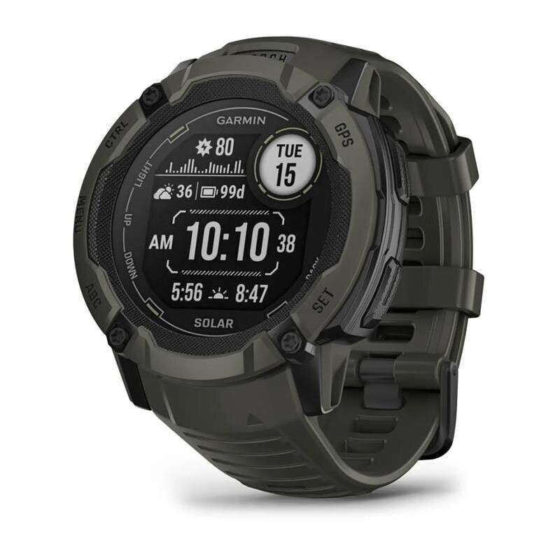 Garmin Instinct® 2X Solar Moss cena un informācija | Viedpulksteņi (smartwatch) | 220.lv