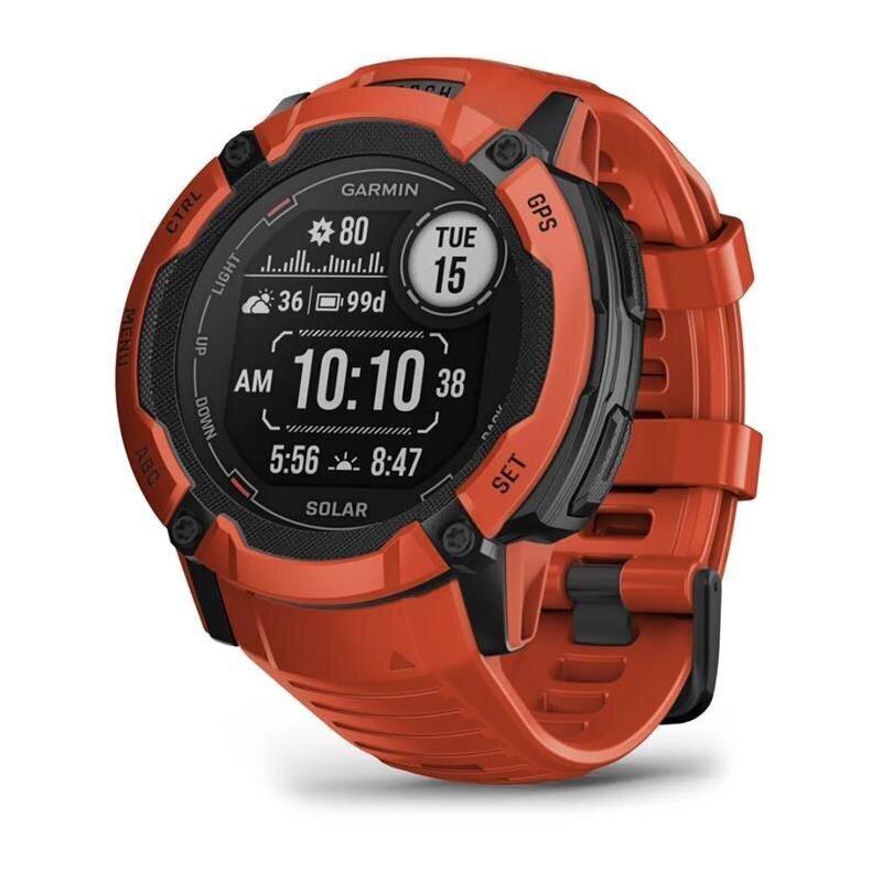 Garmin Instinct® 2X Solar Flame Red cena un informācija | Viedpulksteņi (smartwatch) | 220.lv