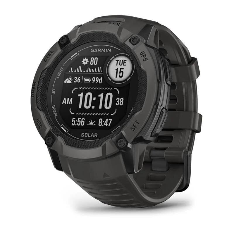 Garmin Instinct® 2X Solar Graphite cena un informācija | Viedpulksteņi (smartwatch) | 220.lv