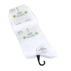 100% Хлопчатобумажные белые носки VCA Textil ® (5 пар) цена и информация | Женские носки | 220.lv