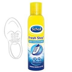 Scholl Fresh Step Дезодорант для обуви, 150 ml цена и информация | Для ухода за обувью и одеждой | 220.lv