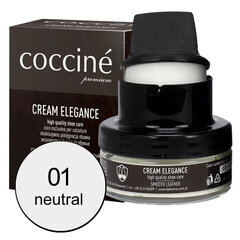 Бесцветный крем для натуральной кожи с губкой - Coccine Cream Elegance, 50 ml цена и информация | Для ухода за обувью и одеждой | 220.lv