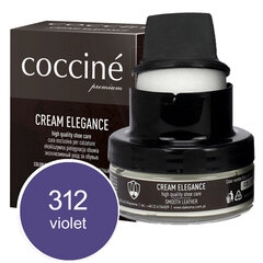 Apavu smēre ar sūkli (violets) - Coccine Cream Elegance, 50 ml цена и информация | Для ухода за обувью и одеждой | 220.lv