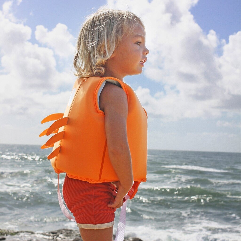 Peldveste Sonny Neon Orange (L izmērs, 3-6 gadi, līdz 30kg) цена и информация | Peldvestes, peldēšanas piedurknes | 220.lv