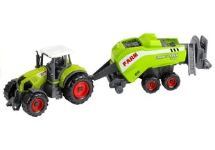 Traktoru komplekts ar piekabēm cena un informācija | Rotaļlietas zēniem | 220.lv