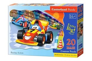 Puzle Castorland Racing Action, 20 daļu cena un informācija | Puzles, 3D puzles | 220.lv