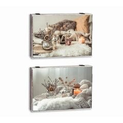 Pārvalks DKD Home Decor, 46,5 x 6 x 31,5 cm, 2 gab. цена и информация | Комплекты уличной мебели | 220.lv