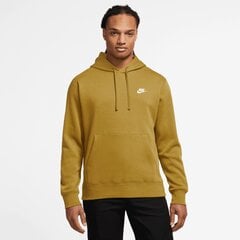Nike vīriešu džemperis NSW CLUB HOODIE, dzeltens cena un informācija | Vīriešu jakas | 220.lv