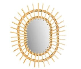 BOHO sienas spogulis 57CM QDJ5749 cena un informācija | Spoguļi | 220.lv