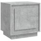 vidaXL naktsskapītis, betona pelēks, 44x35x45 cm, inženierijas koks цена и информация | Naktsskapīši | 220.lv