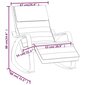 vidaXL šūpuļkrēsls, pelēkbrūns audums цена и информация | Atpūtas krēsli | 220.lv