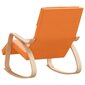 vidaXL šūpuļkrēsls, tumši dzeltens audums цена и информация | Atpūtas krēsli | 220.lv