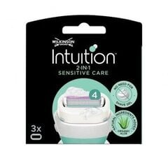 Женские лезвия WS Intuition Sensitive Care, 5 x 3 шт. цена и информация | Косметика и средства для бритья | 220.lv