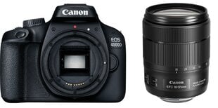 Canon EOS 4000D + EF-S 18-135мм IS USM цена и информация | Цифровые фотоаппараты | 220.lv