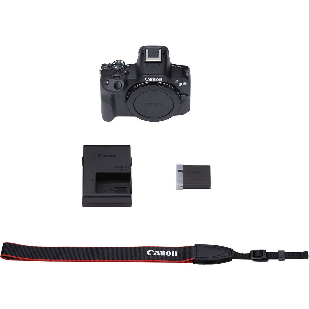 Canon EOS R50 Body (Black) cena un informācija | Digitālās fotokameras | 220.lv