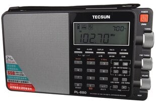 Uztvērējs Tecsun PL-880 AM/FM/SSB цена и информация | Рации | 220.lv