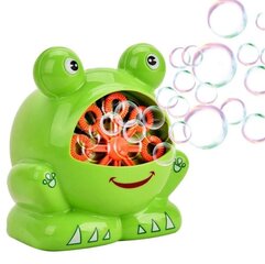 Машина для мыльных пузырей «Лягушка», зеленая цена и информация | Развивающие игрушки | 220.lv
