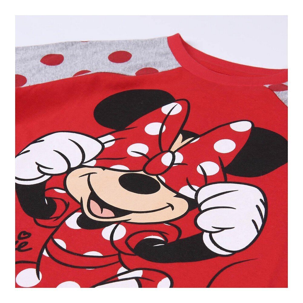 Pajama Bērnu Minnie Mouse Sarkans цена и информация | Halāti, naktskrekli, pidžamas meitenēm | 220.lv