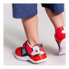 Кроссовки со светодиодами Mickey Mouse Красный цена и информация | Стильные кеды для детей | 220.lv