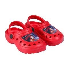 Pludmales krokšu apavi Spiderman Sarkans cena un informācija | Bērnu sandales | 220.lv