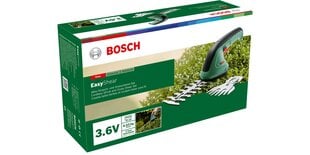 Easy Shear AKUMULATORA KRŪMU UN ZĀLES ŠĶĒRU KOMPLEKTS 0600833303 Bosch cena un informācija | Trimmeri, krūmgrieži | 220.lv