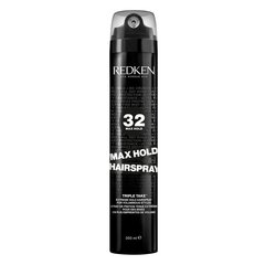 Redken Īpaši Spēcīgas Fiksācijas Matu Laka Redken 32 Max Hold (300 ml) cena un informācija | Matu veidošanas līdzekļi | 220.lv