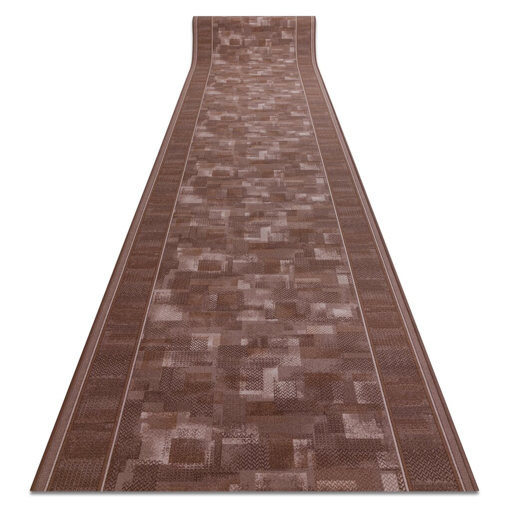 Neslīdošs paklājs TRIBE brūns 100cm цена и информация | Paklāji | 220.lv