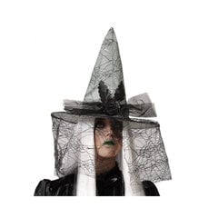 Cepure Ragana Plīvurs Zirnekļa Tīkls cena un informācija | Karnevāla kostīmi, maskas un parūkas | 220.lv