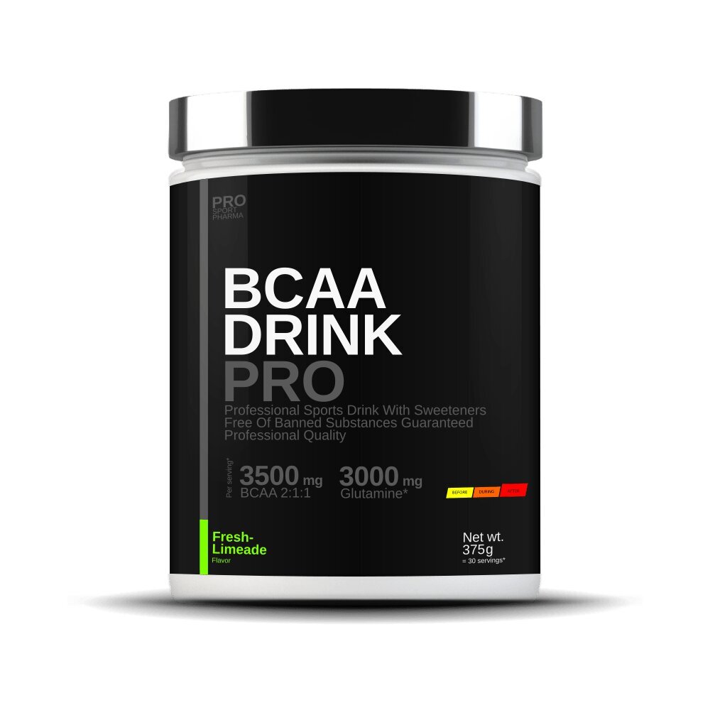 PROSPORTPHARMA aminoskābes BCAA Drink PRO - Meža ogu garša 375g цена и информация | Aminoskābes | 220.lv