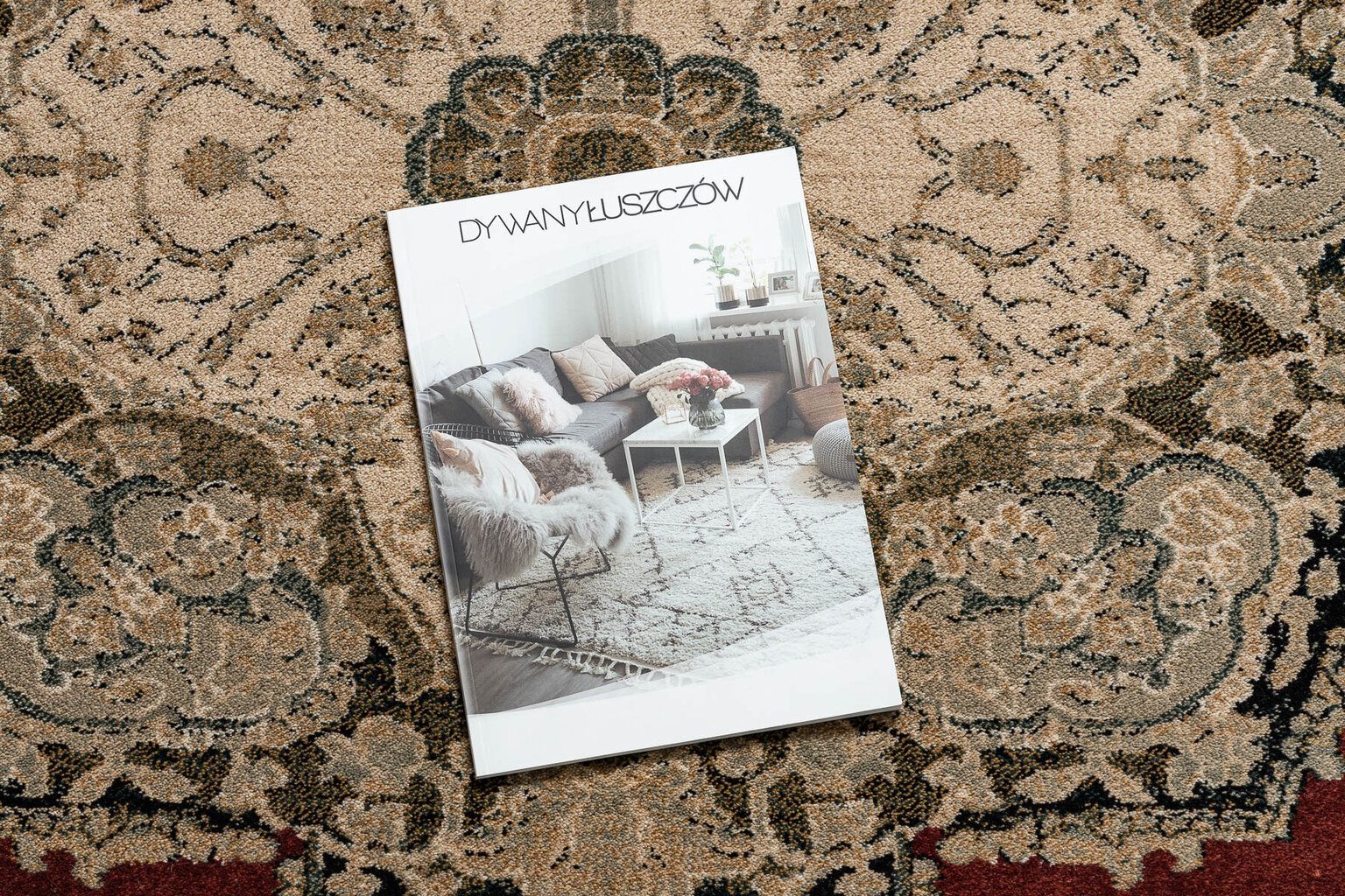 Vilnas paklājs POLONIA Palazzo velvet rozete sarkans cena un informācija | Paklāji | 220.lv