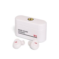 Soho W1 Bluetooth Earbud with powerbank (white) cena un informācija | Austiņas | 220.lv