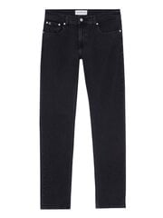 Vīriešu džinsu bikses CALVIN KLEIN JEANS Authentic Straight 34' Denim Black 560076309 cena un informācija | Vīriešu džinsi | 220.lv