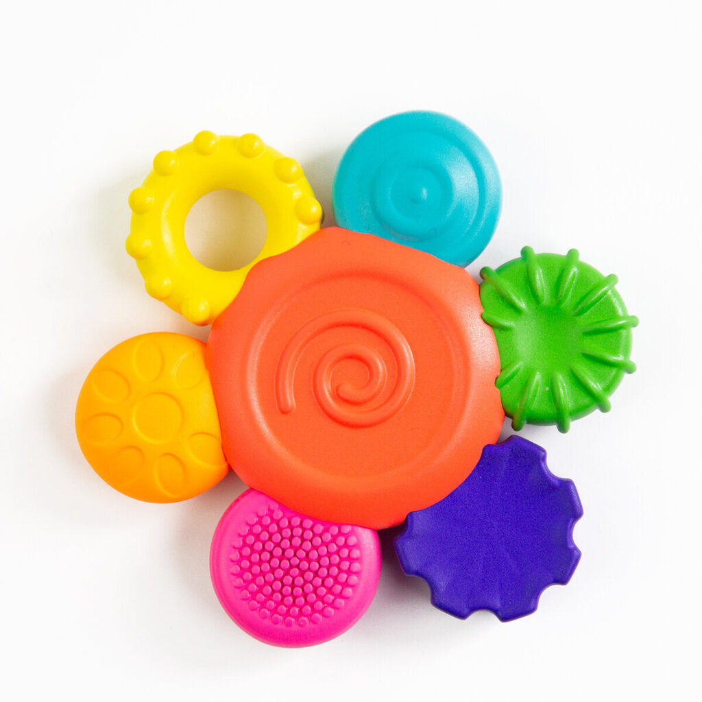 SASSY Graužamā rotaļlieta-grabulis “Zieds” cena un informācija | Rotaļlietas zīdaiņiem | 220.lv