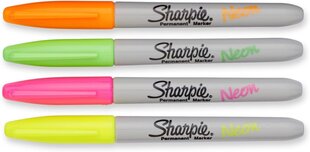 Flomāsteri Sharpie Fine Neon, 4 gab. цена и информация | Принадлежности для рисования, лепки | 220.lv