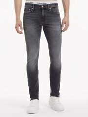 Vīriešu džinsu bikses CALVIN KLEIN JEANS Slim 34' Denim Black 560076276 cena un informācija | Vīriešu džinsi | 220.lv