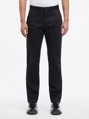 Calvin Klein Jeans Satin Stretch Slim Chino Black 560075803 цена и информация | Мужские брюки | 220.lv