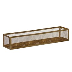 Bigbuy Home svečturis, 56 x 12 x 10 cm cena un informācija | Sveces un svečturi | 220.lv