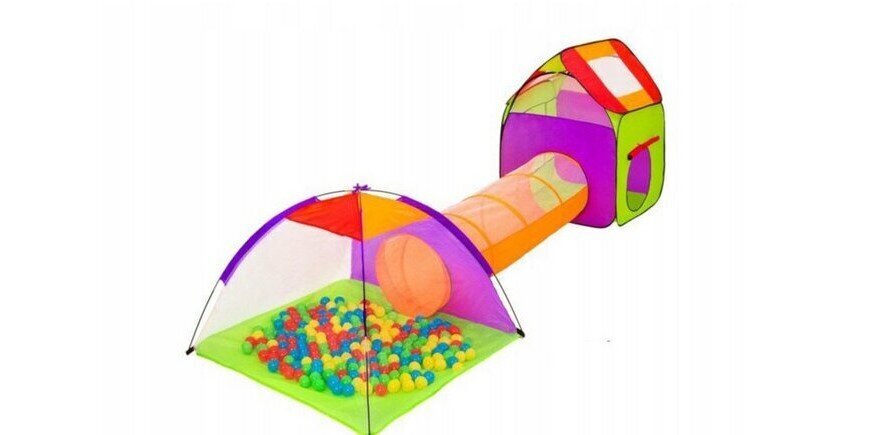 Bērnu telts, tunelis cena un informācija | Spēles brīvā dabā | 220.lv