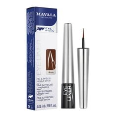 Mavala Eye Liner Brun acu laineris 4,5ml cena un informācija | Acu ēnas, skropstu tušas, zīmuļi, serumi | 220.lv