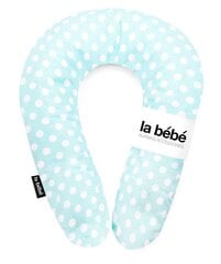 La Bebe™ Snug Cotton Mint Dots Art.80935 pakaviņš mazuļa barošanai / gulēšanai/pakaviņš grūtniecēm Mit.20x70см cena un informācija | Grūtnieču spilveni | 220.lv