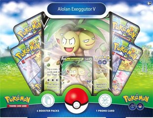 Pokemon TCG: Pokemon GO Collection Alolan Exeggutor V Box цена и информация | Настольная игра | 220.lv