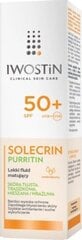 Matēts sejas pamats Iwostin Solecrin Purritin Light SPF50, 40 ml cena un informācija | Grima bāzes, tonālie krēmi, pūderi | 220.lv