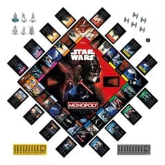 MONOPOLY Galda spēle "Star Wars: Dark side" (angļu val.) cena un informācija | Galda spēles | 220.lv