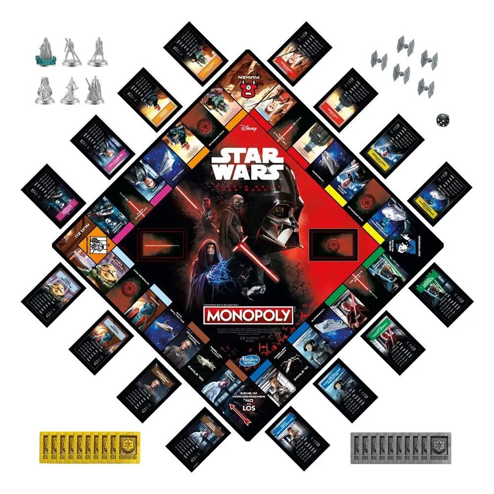 MONOPOLY Galda spēle "Star Wars: Dark side" (angļu val.) cena un informācija | Galda spēles | 220.lv