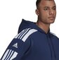 Džemperis Adidas SQUADRA 21, zils, S cena un informācija | Futbola formas un citas preces | 220.lv
