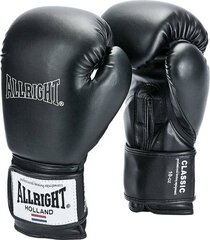 Боксерские перчатки ALLRIGHT 14oz, черные цена и информация | Боевые искусства | 220.lv