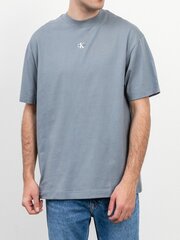 Calvin Klein Jeans Micro Monologo Modern Overcast Grey 560076344 цена и информация | Мужские футболки | 220.lv